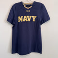 Under Armour Navy Midshipmen NCAA HeatGear Performance Shirt Men’s Small
