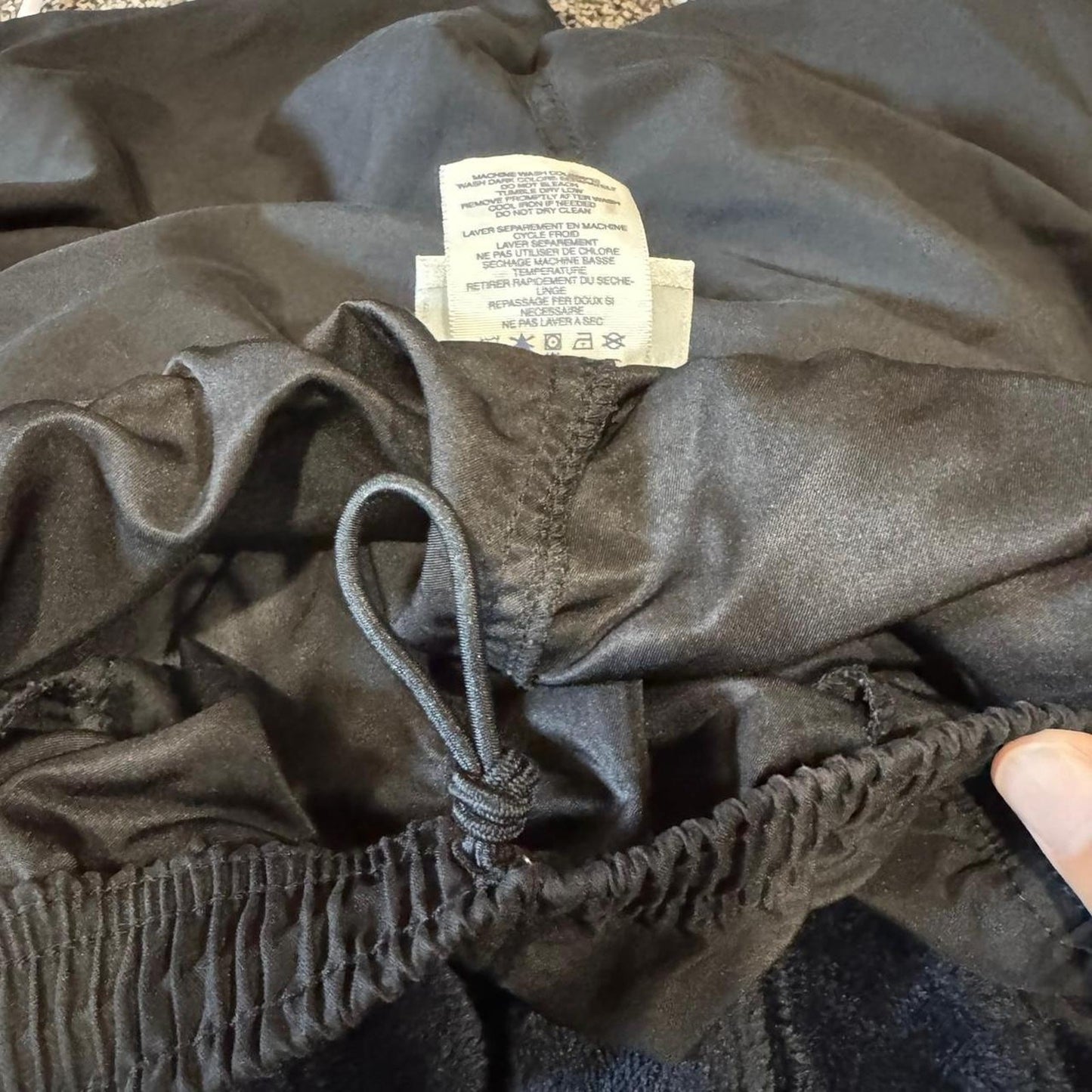 Vintage Reebok Black Athletic Cargo Shorts - XXL