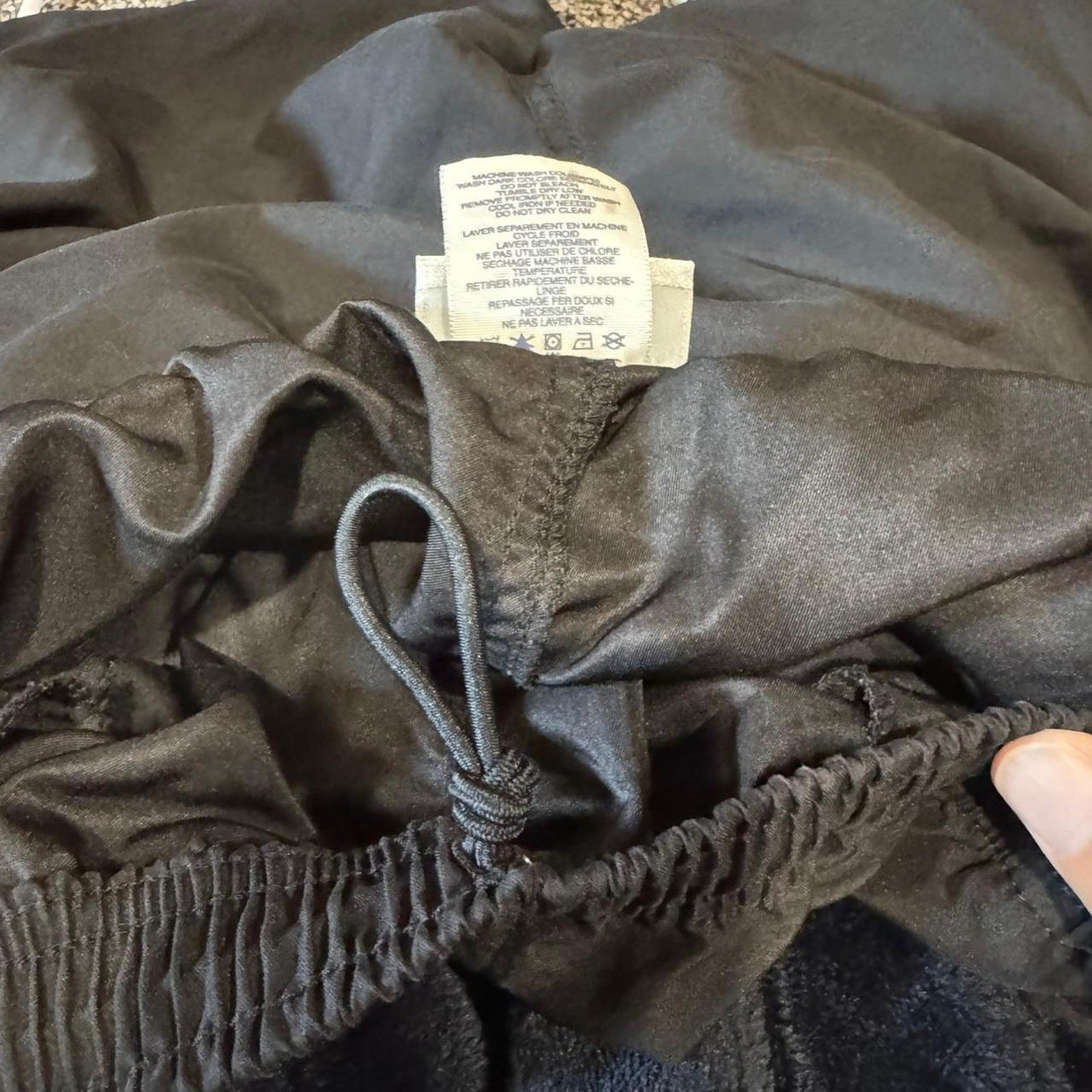 Vintage Reebok Black Athletic Cargo Shorts - XXL