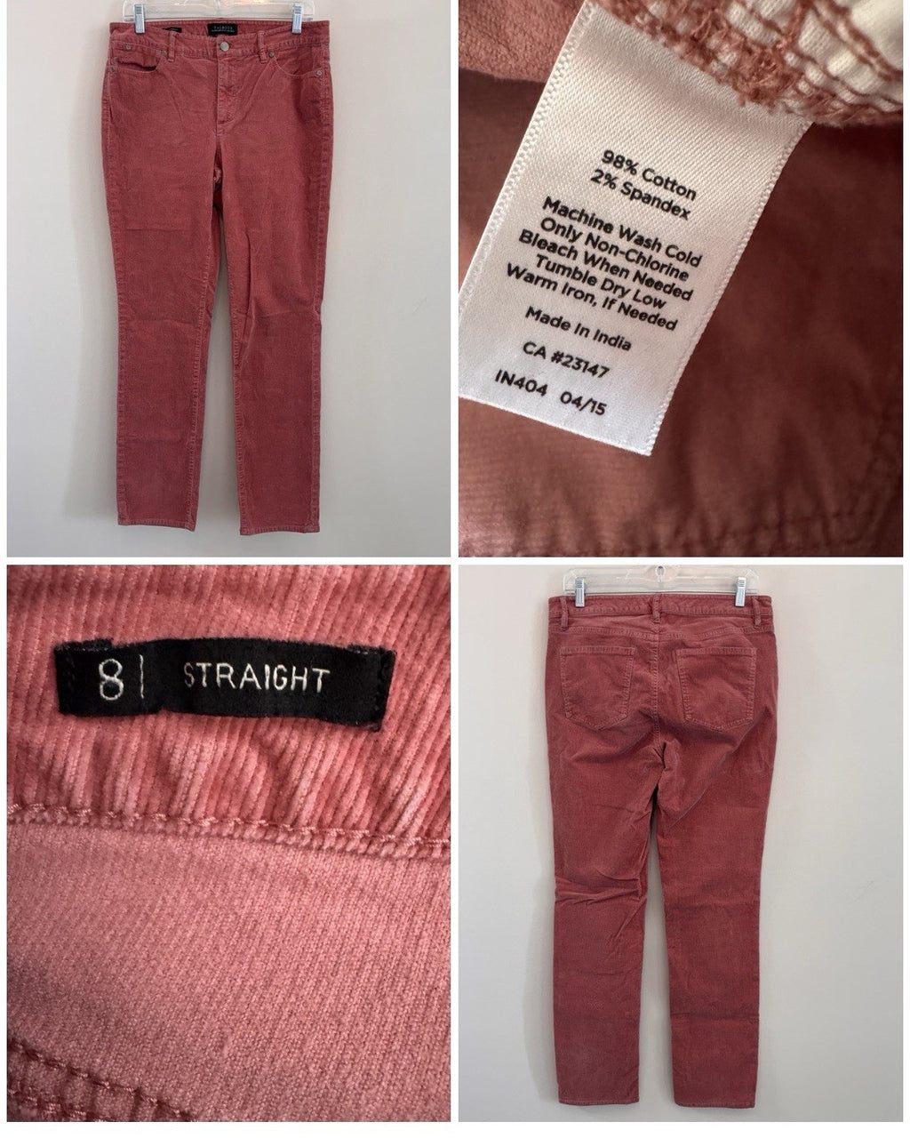Talbots Women’s Size 8 Lot Corduroy Pants Capris Paisley Skirt Top Silk VTG