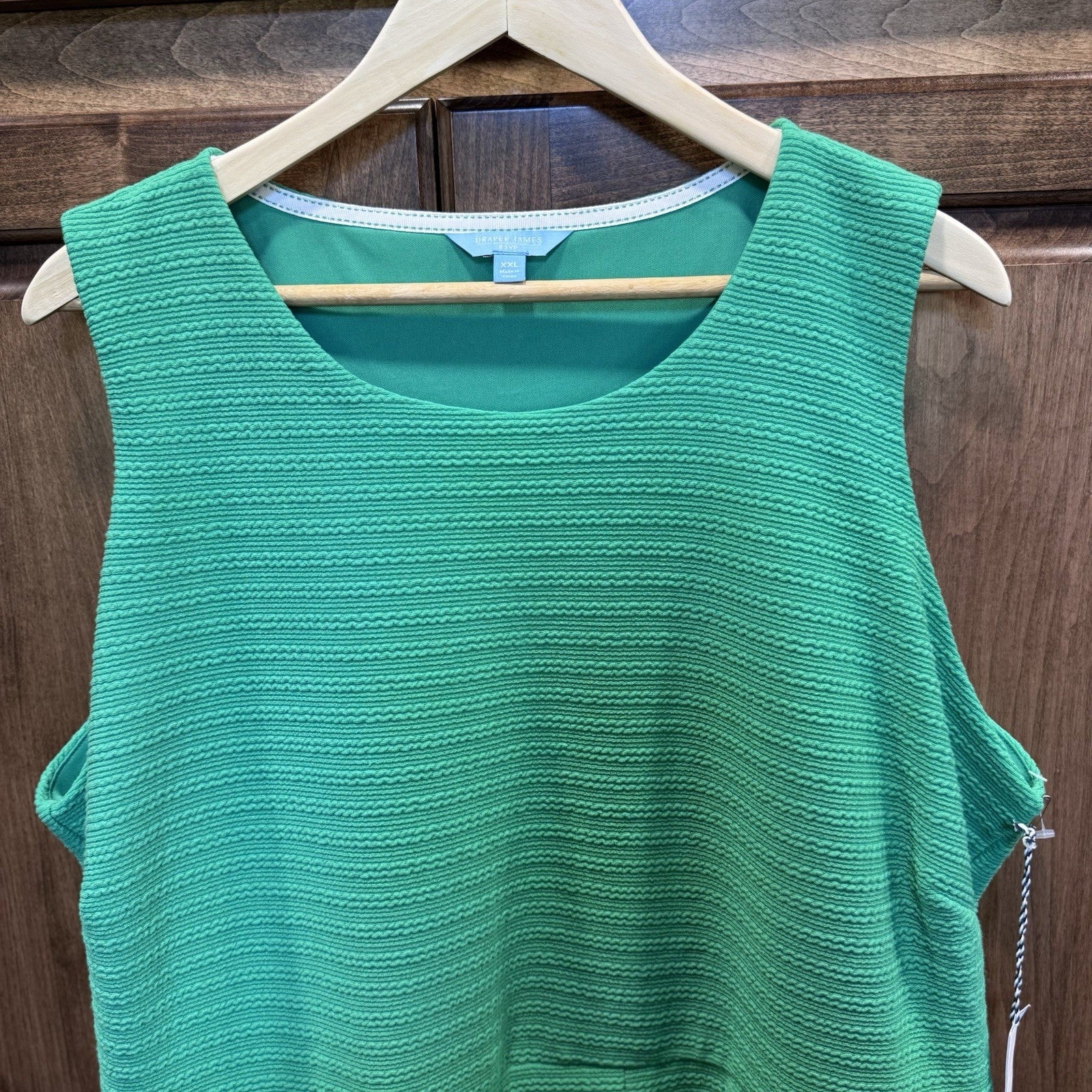 NWT Draper James RSVP Sleeveless Knit Dress Size XXL Mint Green Fit & Flare 