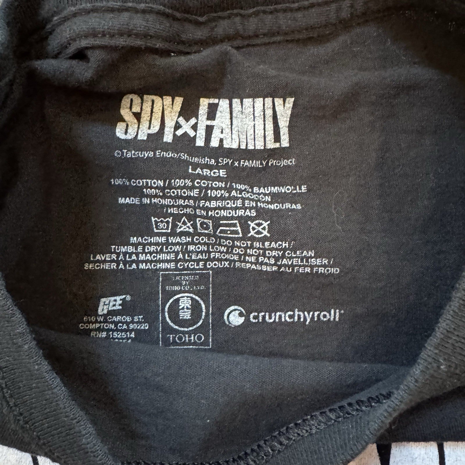 Spy x Family Thorn Princess Yor Forger Anime T-Shirt Size Large