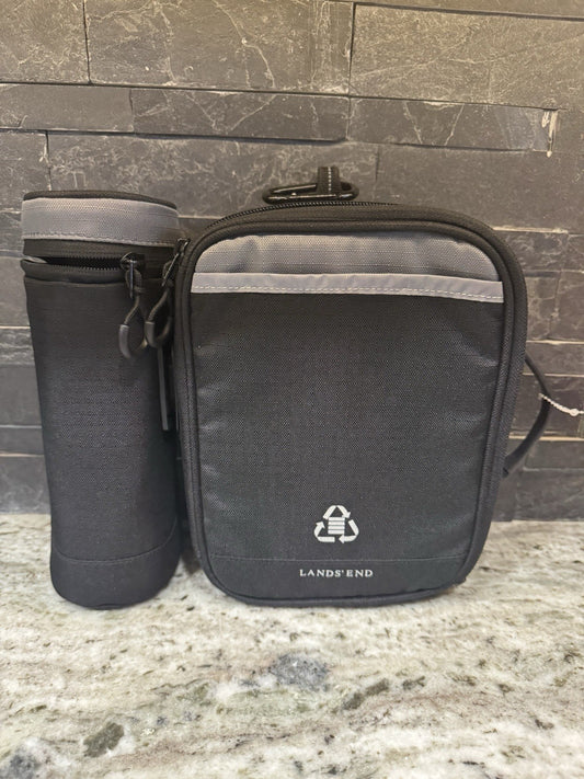 Flawless Lands End Lunch Box With Thermos Holder