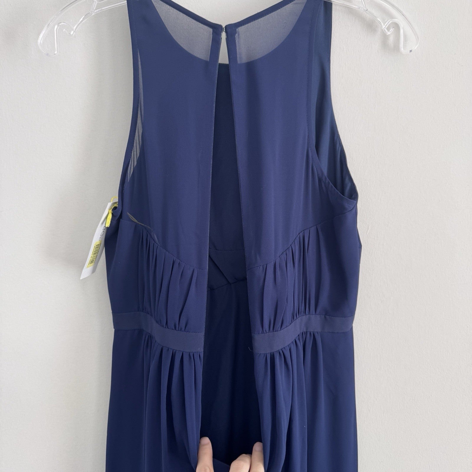 Vince Camuto Deep Blue Maxi Dress Size 0 Sleeveless Formal NWT