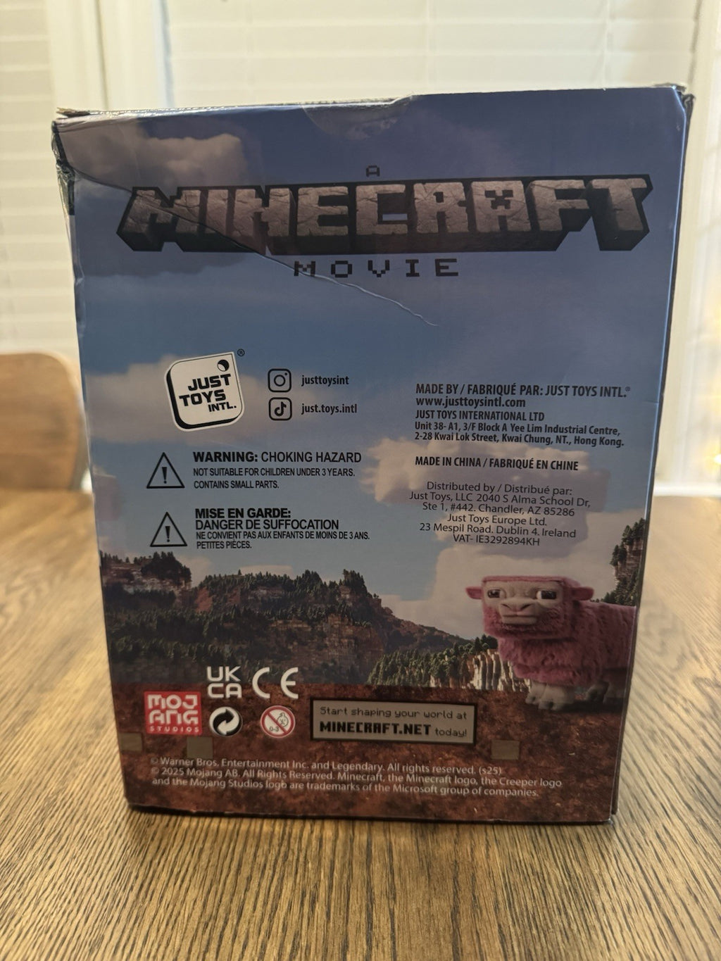Minecraft Movie MIGHTY MEGA SQUISHME Jack Black As Steve 9" Figure NEW