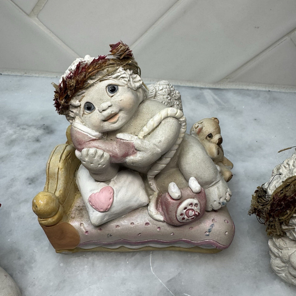 Dreamsicles Figurines Lot Cast Art Industries Cherub Angelina’s Christmas Decor