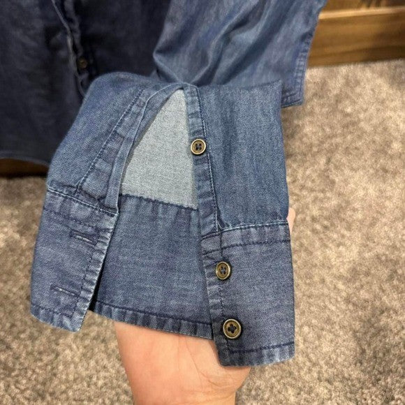 Guess Jeans Denim Button-Up Shirt - Size M