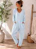 NWT Free People Movement Hot Shot Long-Sleeve Jumpsuit Arctic Snow Women’s M