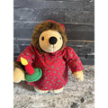 Russ Berrie Prickles Hedgehog Stuffed Animal Plush Christmas W/ Night Gown/Dress