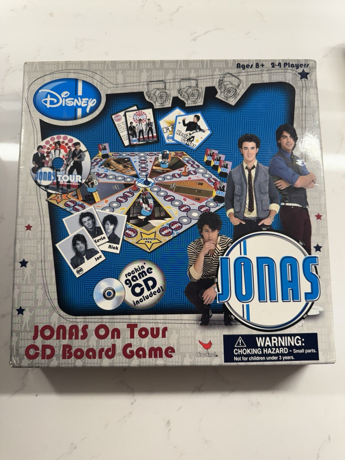 Disney Jonas On Tour CD Board Game Factory Sealed Jonas Brothers