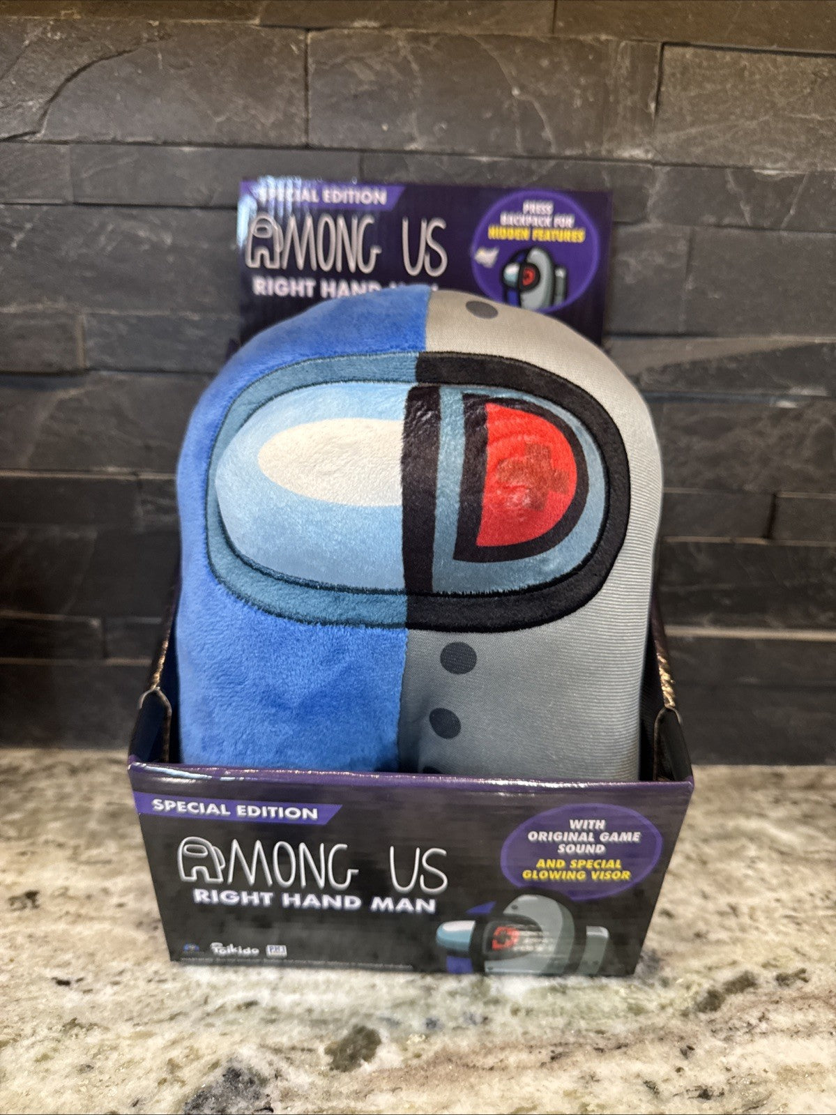 Among Us Right Hand Man Special Edition Plush Toy Game Sounds And Glowing Visor