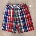 Old Navy Men’s Small Swim Trunks NWT Rainbow Plaid Madras Mesh Lined 2011
