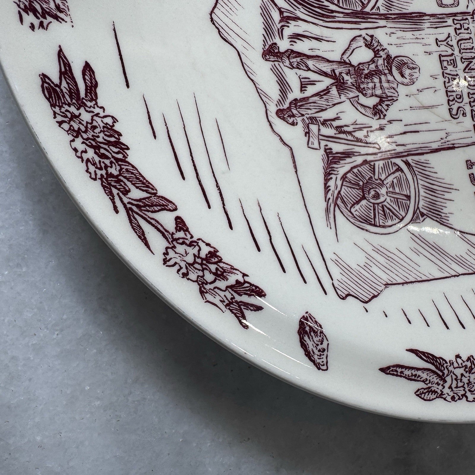 Vintage Olympia Washington First 100 Years 1850-1950 Commemorative Plate 10”