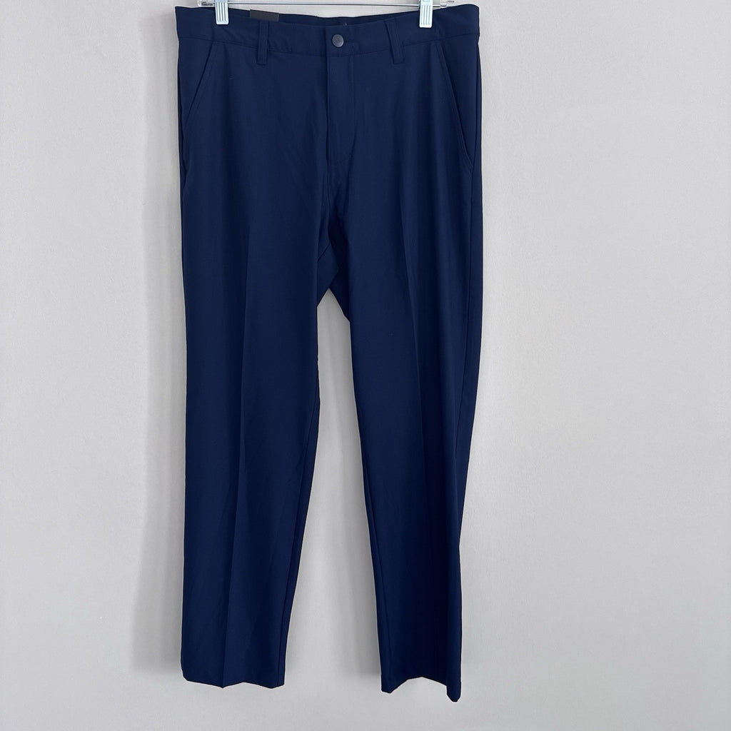 Adidas Golf Pants 32 Navy Regular Fit Straight Leg NWT