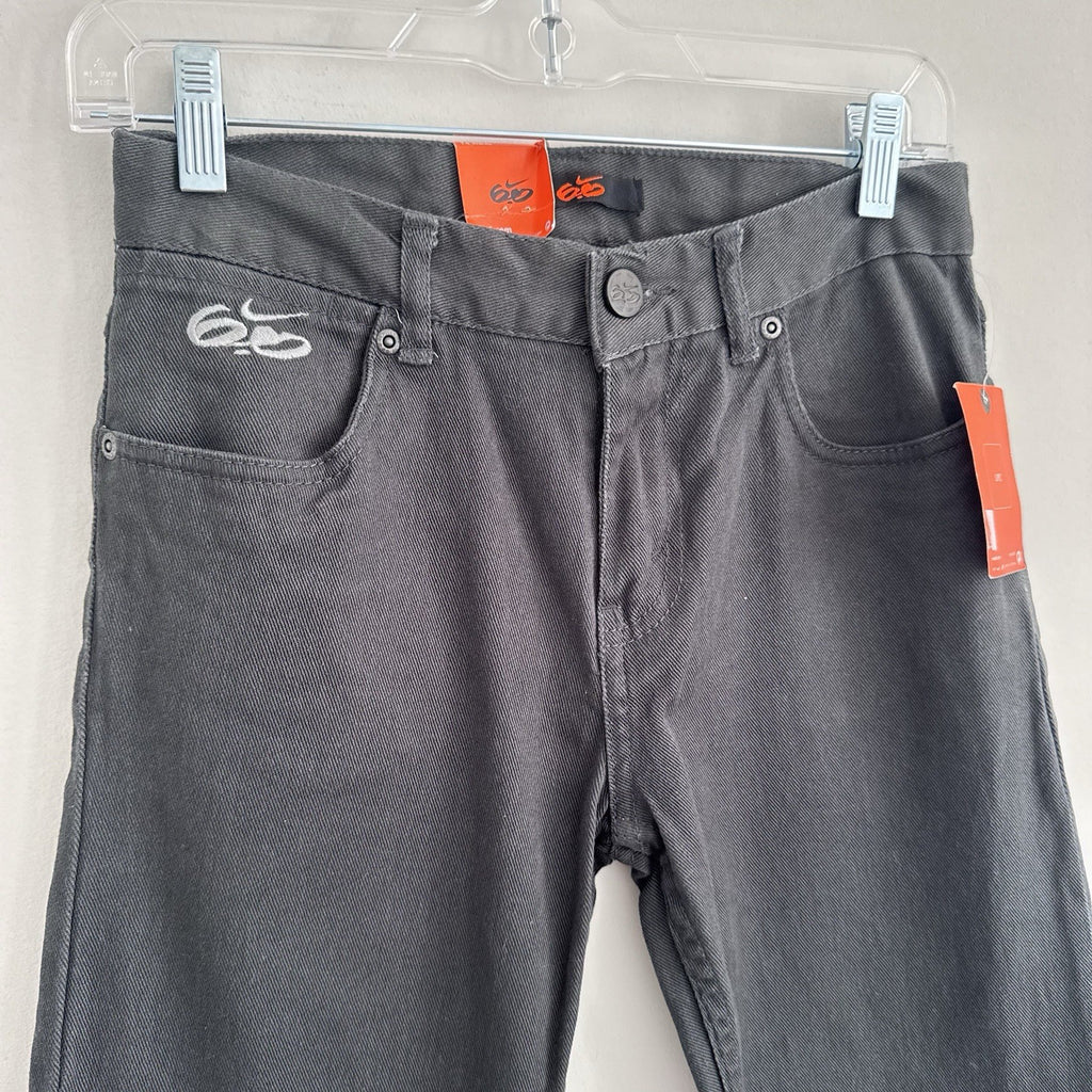 Nike 6.0 Boys Anthracite Jeans Size 14 Slim Fit Stretch NWT