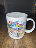 Vintage Las Vegas Strip Coffee Mug 90s Mirage Maxim Tropicana Caesars
