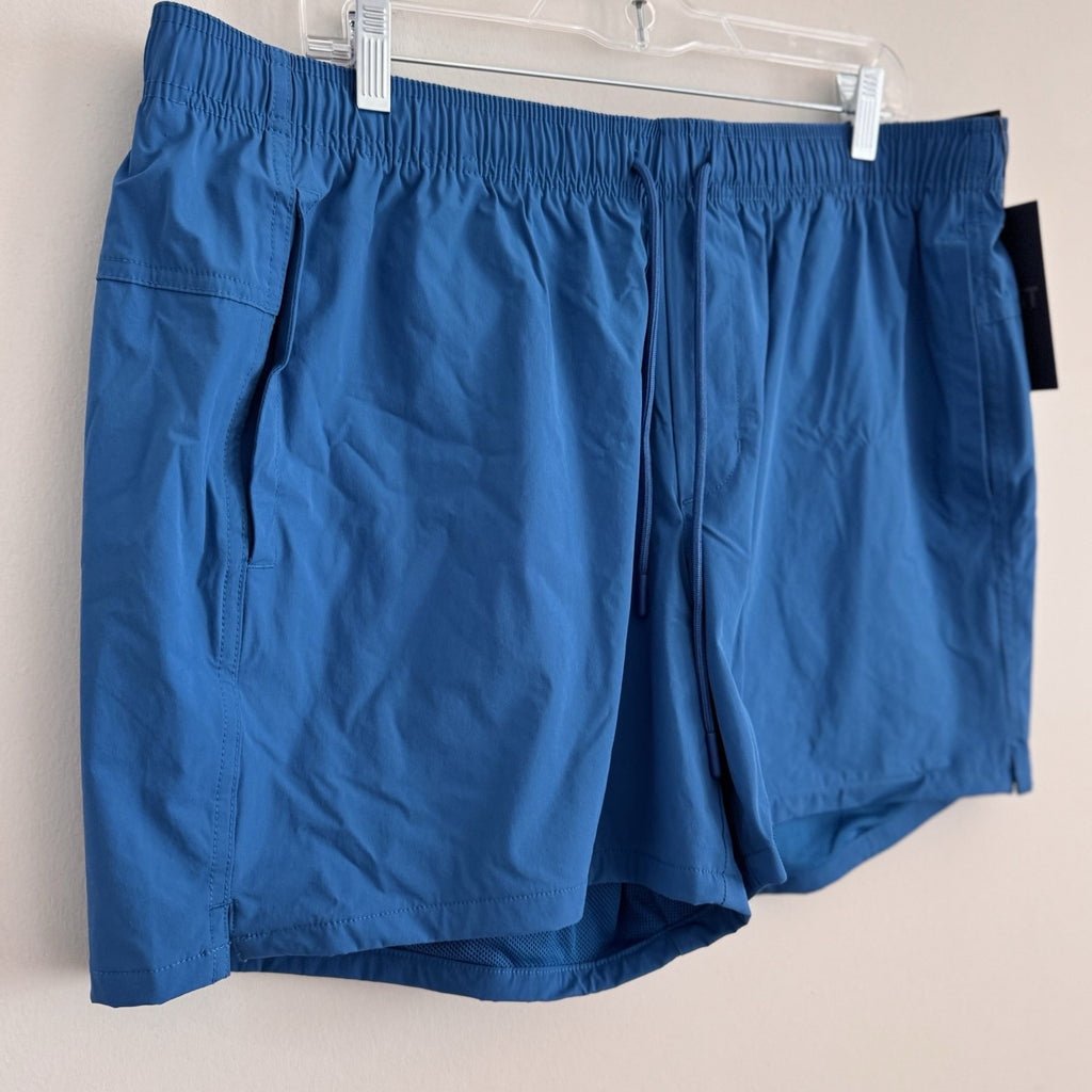 VRST Men's XL 5" Everyday Short Blue Tide NWT Relaxed Fit Athletic Training Gym