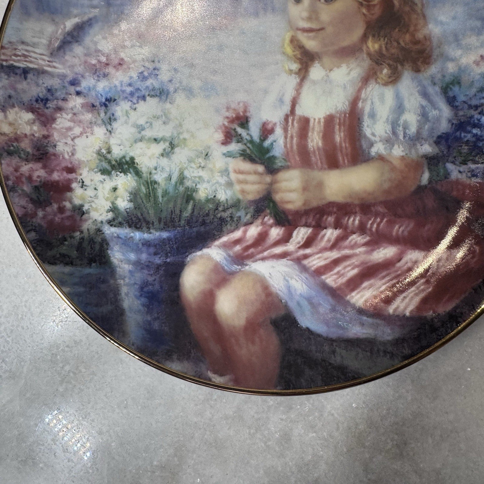 Clara of Belgium Faces of the World Hamilton Collection Plate 1988 Limited
