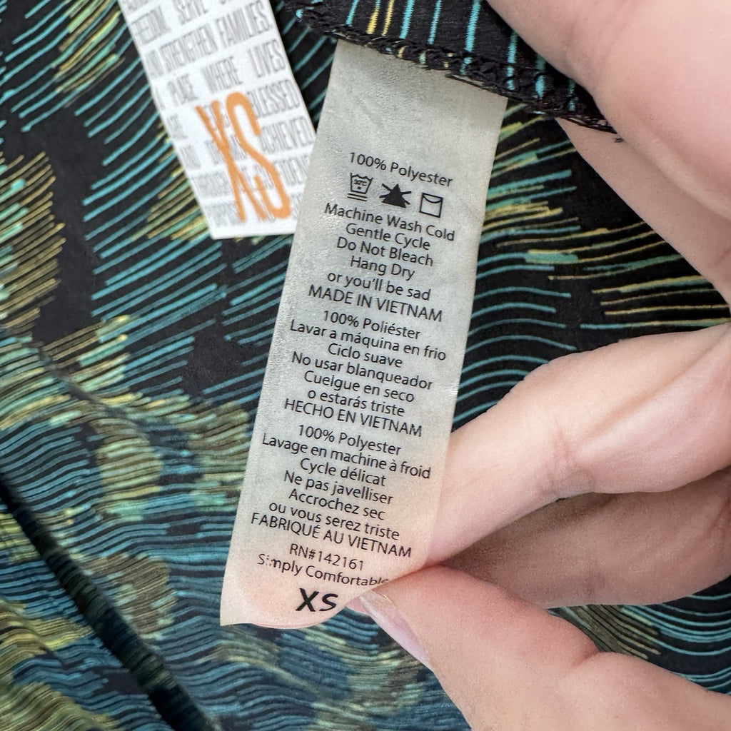 LuLaRoe Joy Sleeveless Duster Vest XS NWT Long Open Front