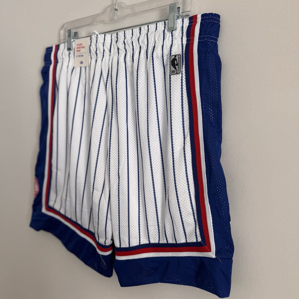 NBA All-Star Western Eastern Conference Big Show Shorts White Blue XL NWT 1996