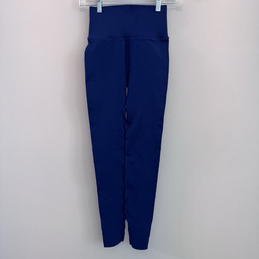 Fabletics SculptKnit Blue High Rise Leggings Women’s Medium Athletic