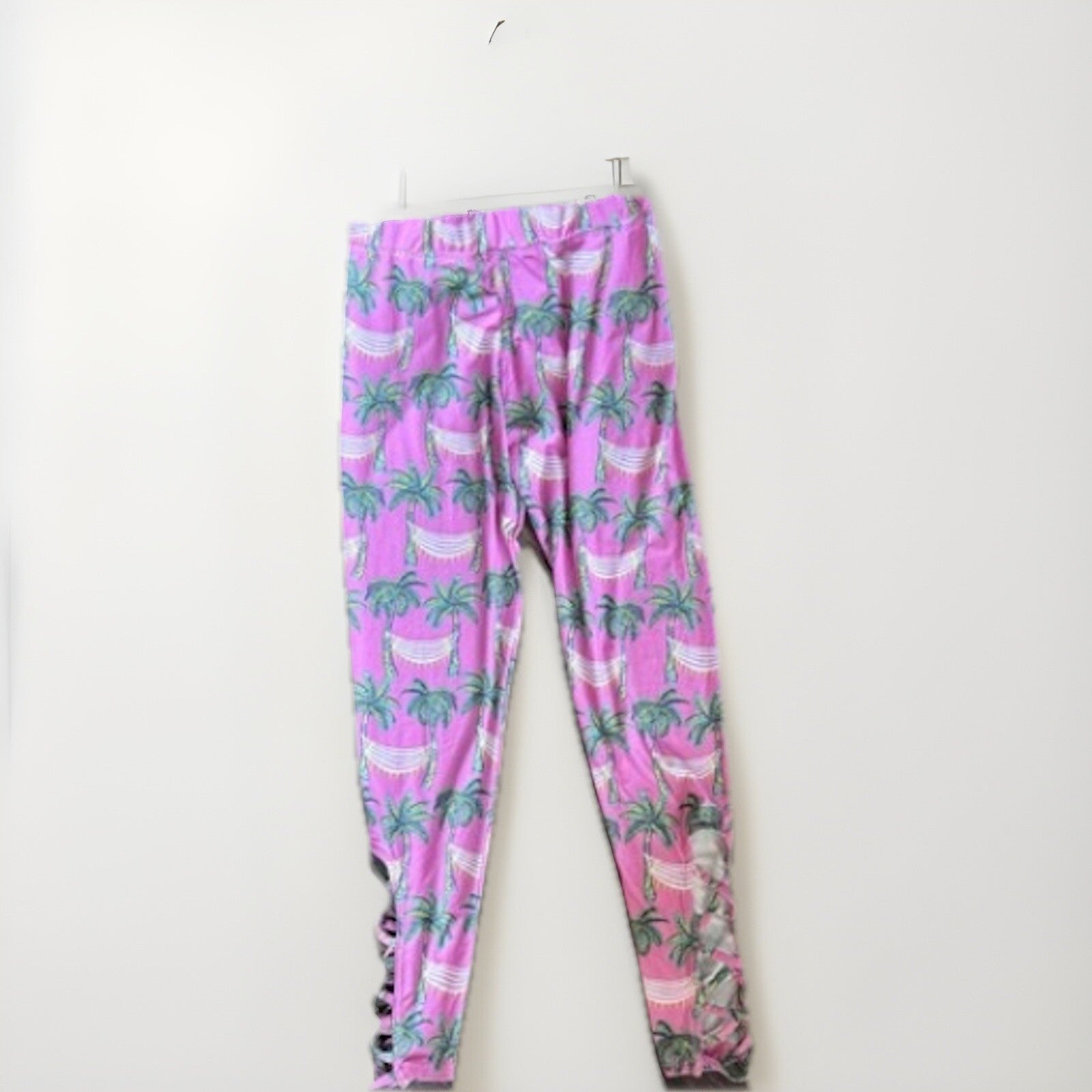 Simply Southern Leggings Lot of 4 | XS-S-M |Tropical Prints | Criss-Cross Ankles