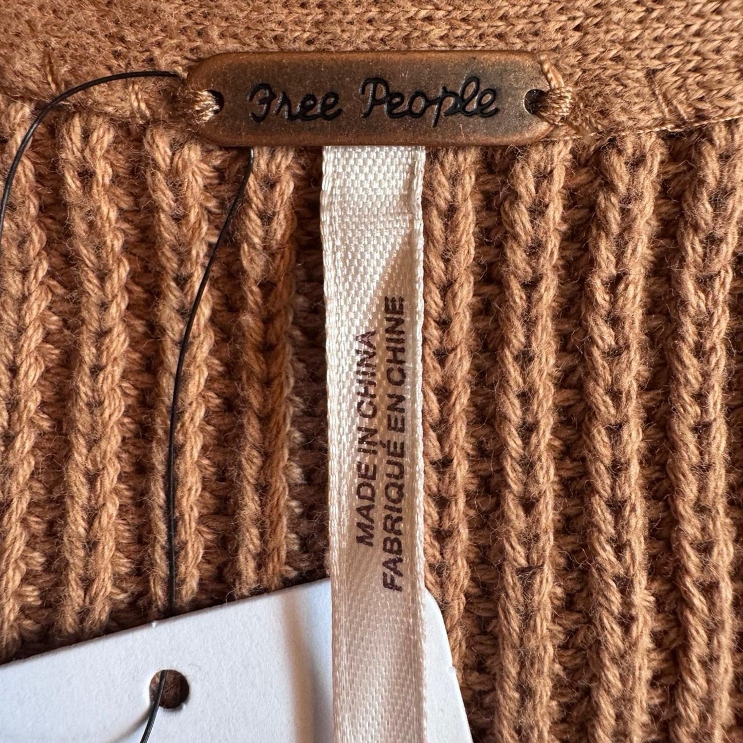 Free People Belted Knit Wrap Sweater - Size Small (NWT)- Retail $120