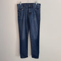 Banana Republic Slim Straight Jeans Mens 32x34 Medium Wash Travel denim