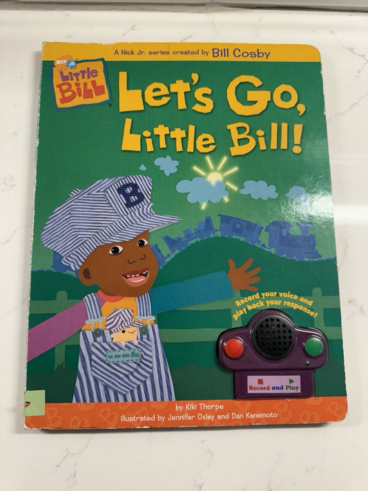 Vintage Let's Go, Little Bill! by Kiki Thorpe- Voice recorder, Rare, Bill Cosby