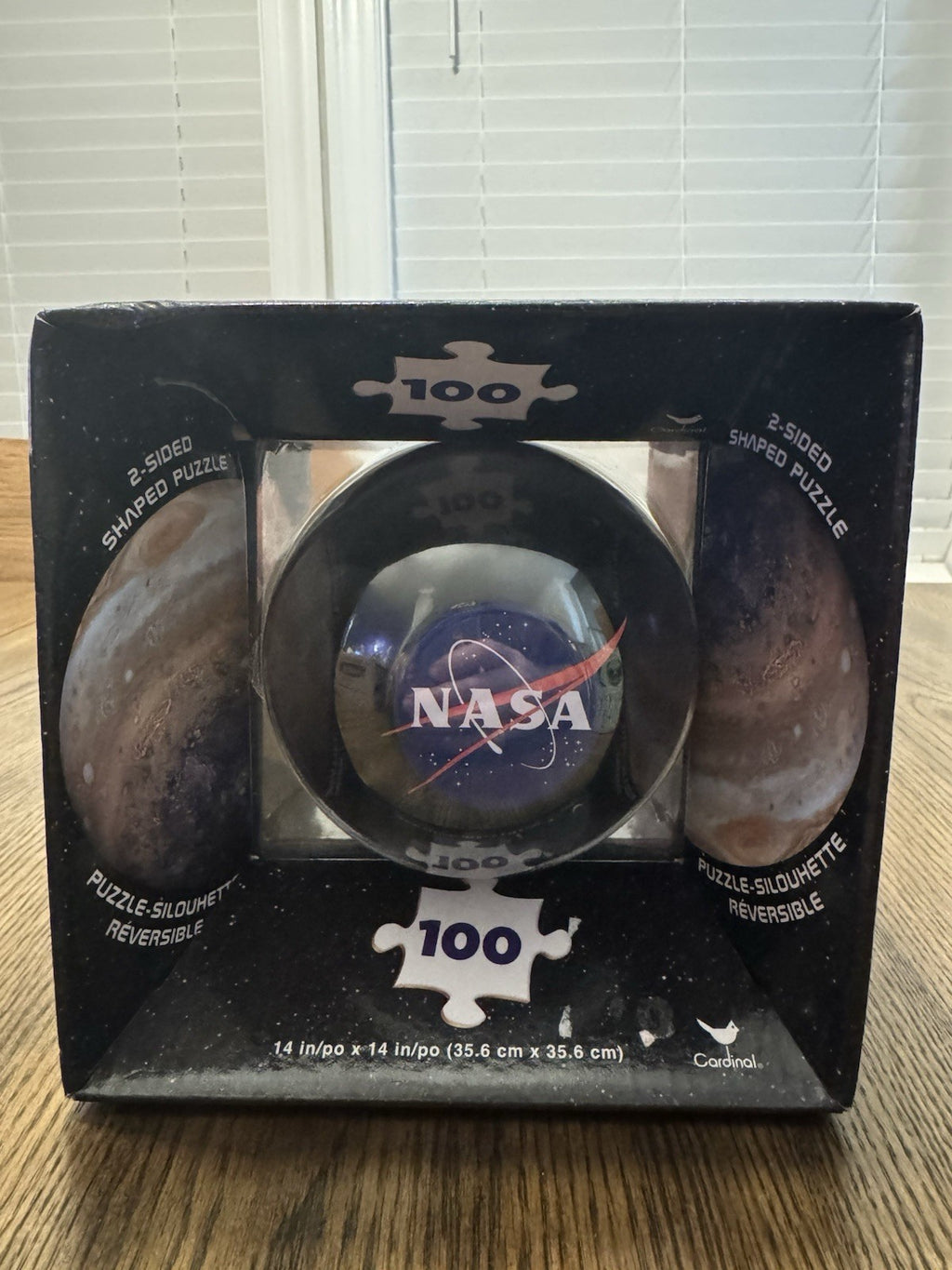 100-Piece NASA Double-Sided Jigsaw Puzzle Foil Effect Adults and Kids Age 3+