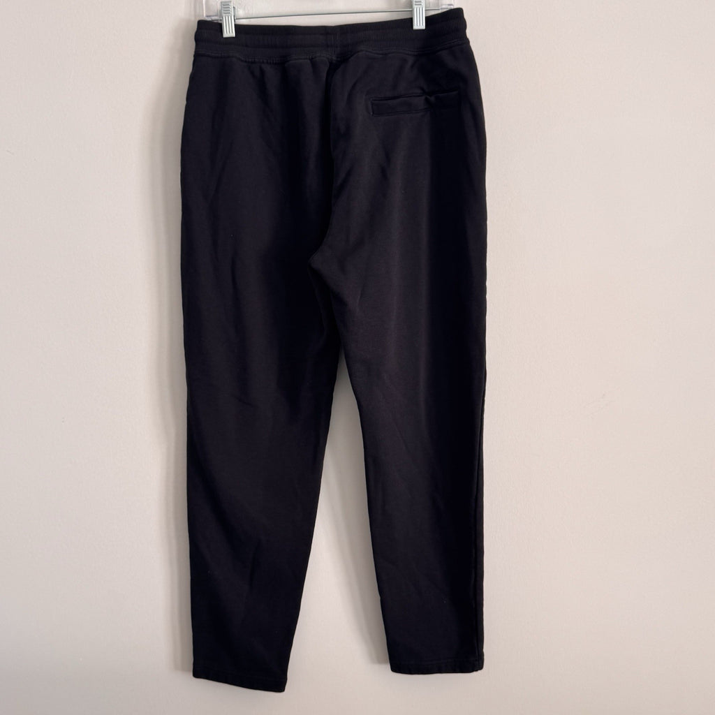 Chubbies Lounge Joggers Sweatpants Black Men's Large Fleece Zipper Pocket