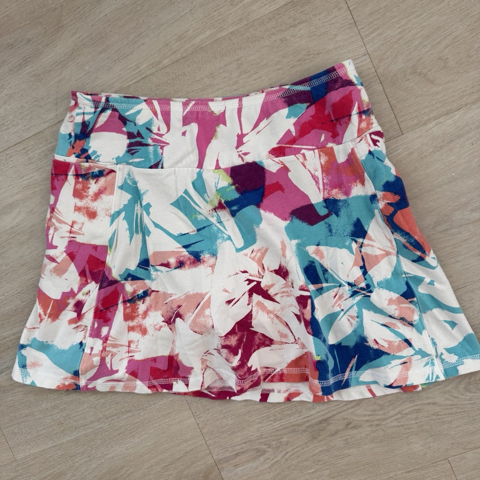 Talbots XS Shorts Bundle Lot 3 Tropical Pull On Summer Casual Linen