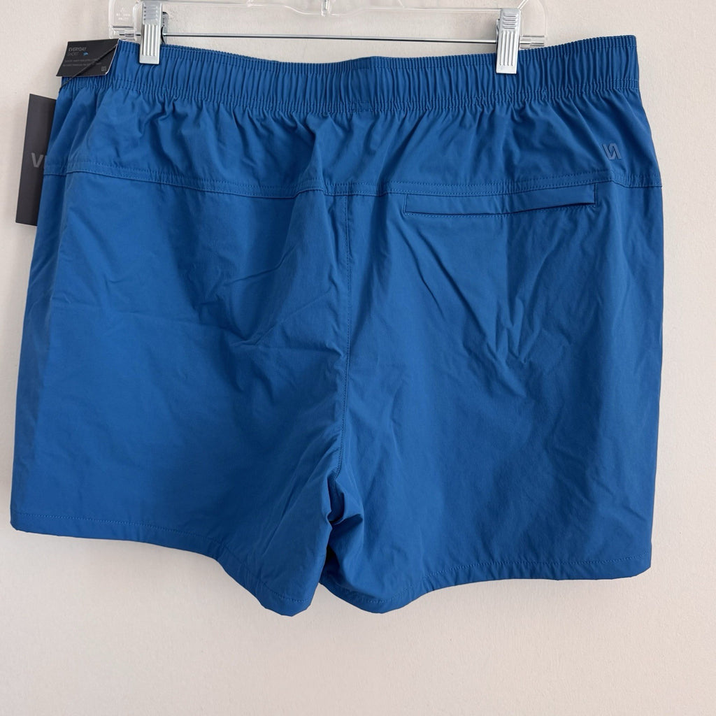VRST Men's XL 5" Everyday Short Blue Tide NWT Relaxed Fit Athletic Training Gym