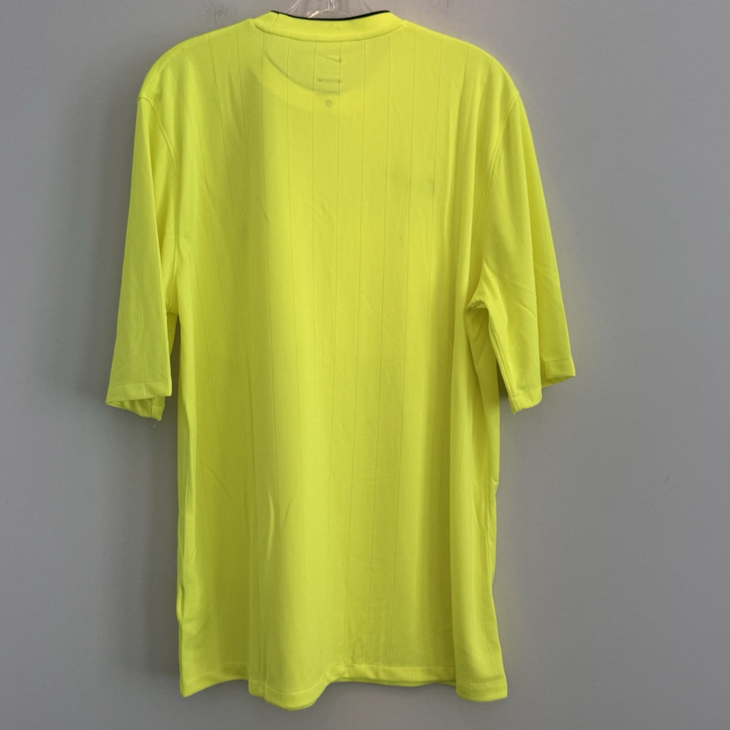 Nike Men’s Dri-Fit Soccer Referee Jersey Neon Volt Yellow DH8024-702 XL NWT