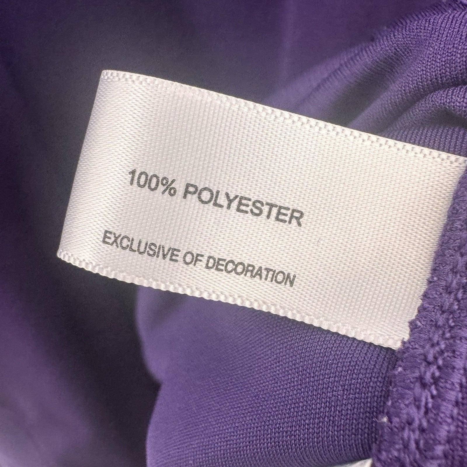 LSU Tigers Polo Shirt Cutter & Buck CB DryTec Purple Golf Polo L 