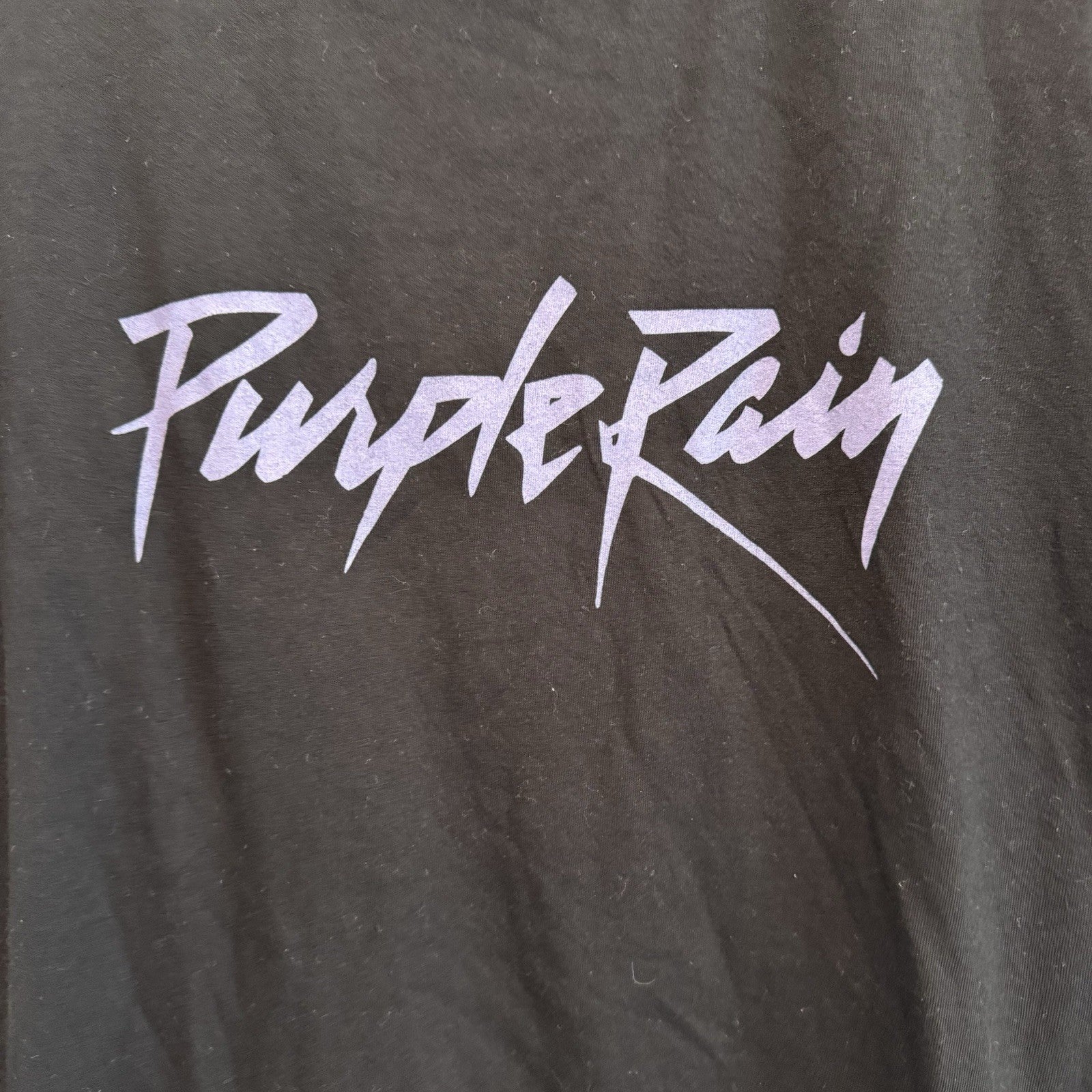 Prince Purple Rain T Shirt Mens Small Black Graphic Tee Official Music Artist