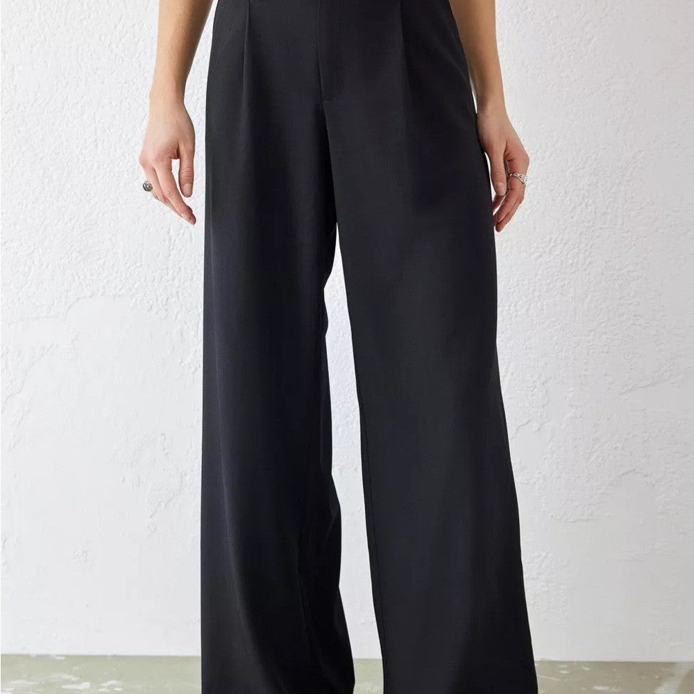 NWT UO Black Cally Low Slung Pant Small urban Outfitters