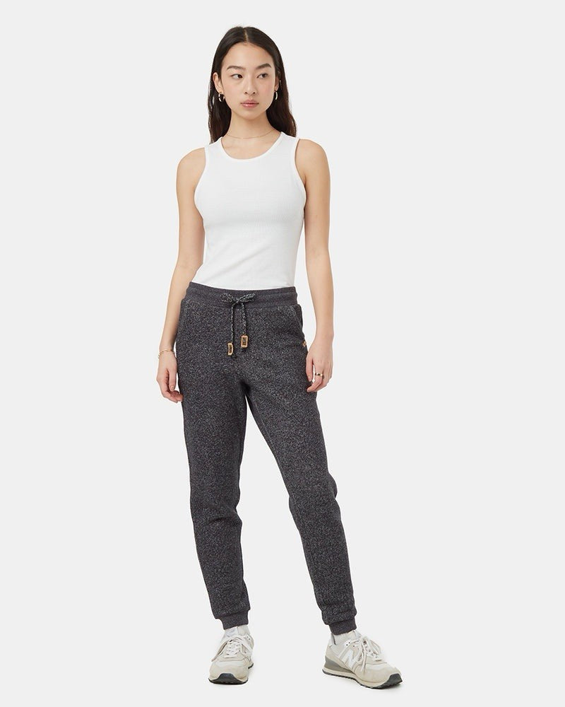 Tentree Jogger Sweatpants Small Organic Cotton Recycled Polyester Charcoal