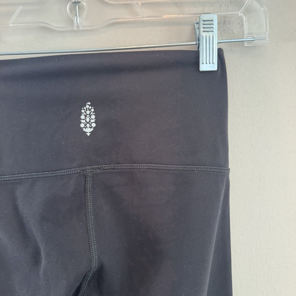 FREE PEOPLE MOVEMENT BREATHE EASY YOGA PANTS ACTIVEWEAR LEGGINGS BLACK XS