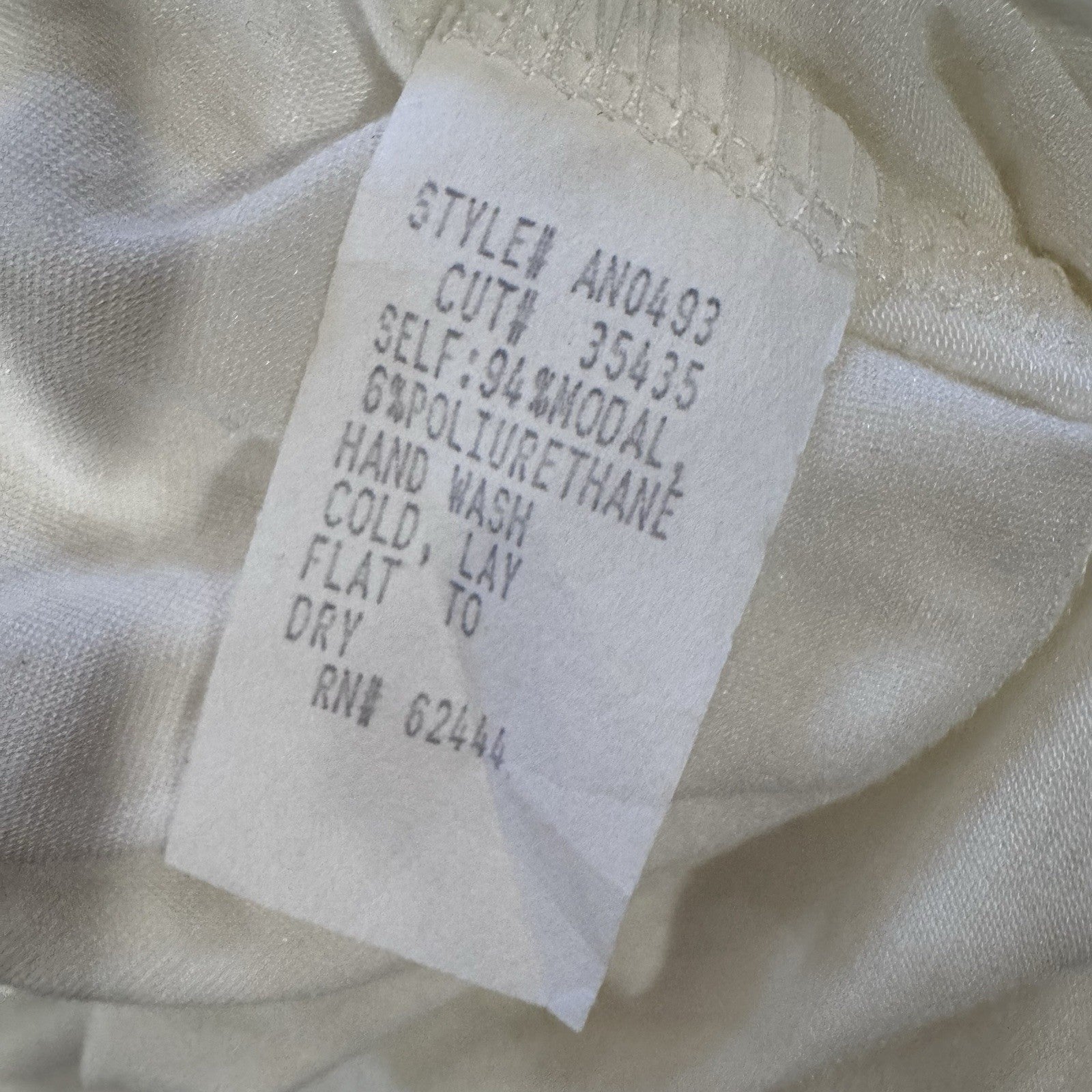 Artelier Nicole Miller White Sleeveless Drape Front Tank Top Size M USA
