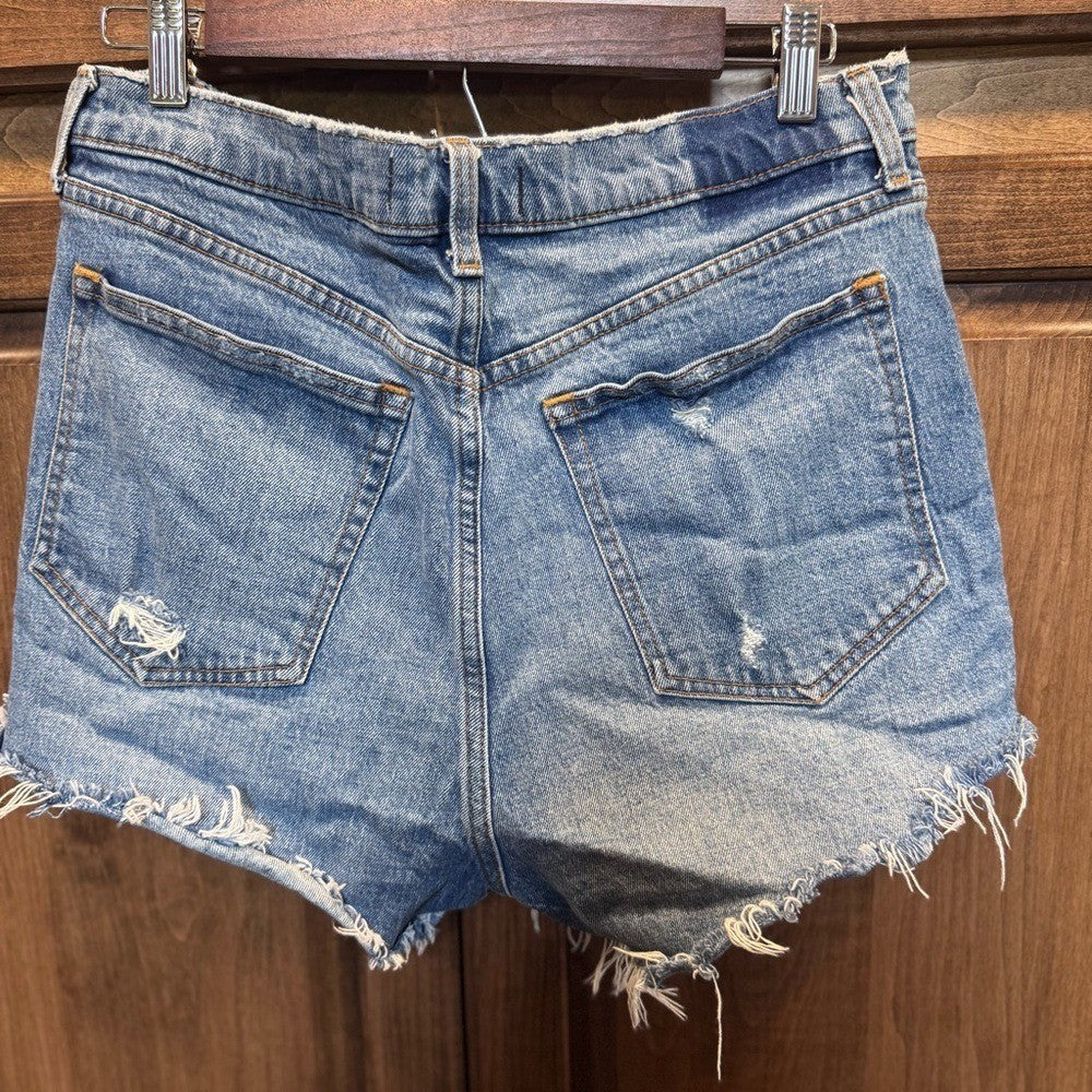 Abercrombie & Fitch The Mom Shorts High Rise size 12