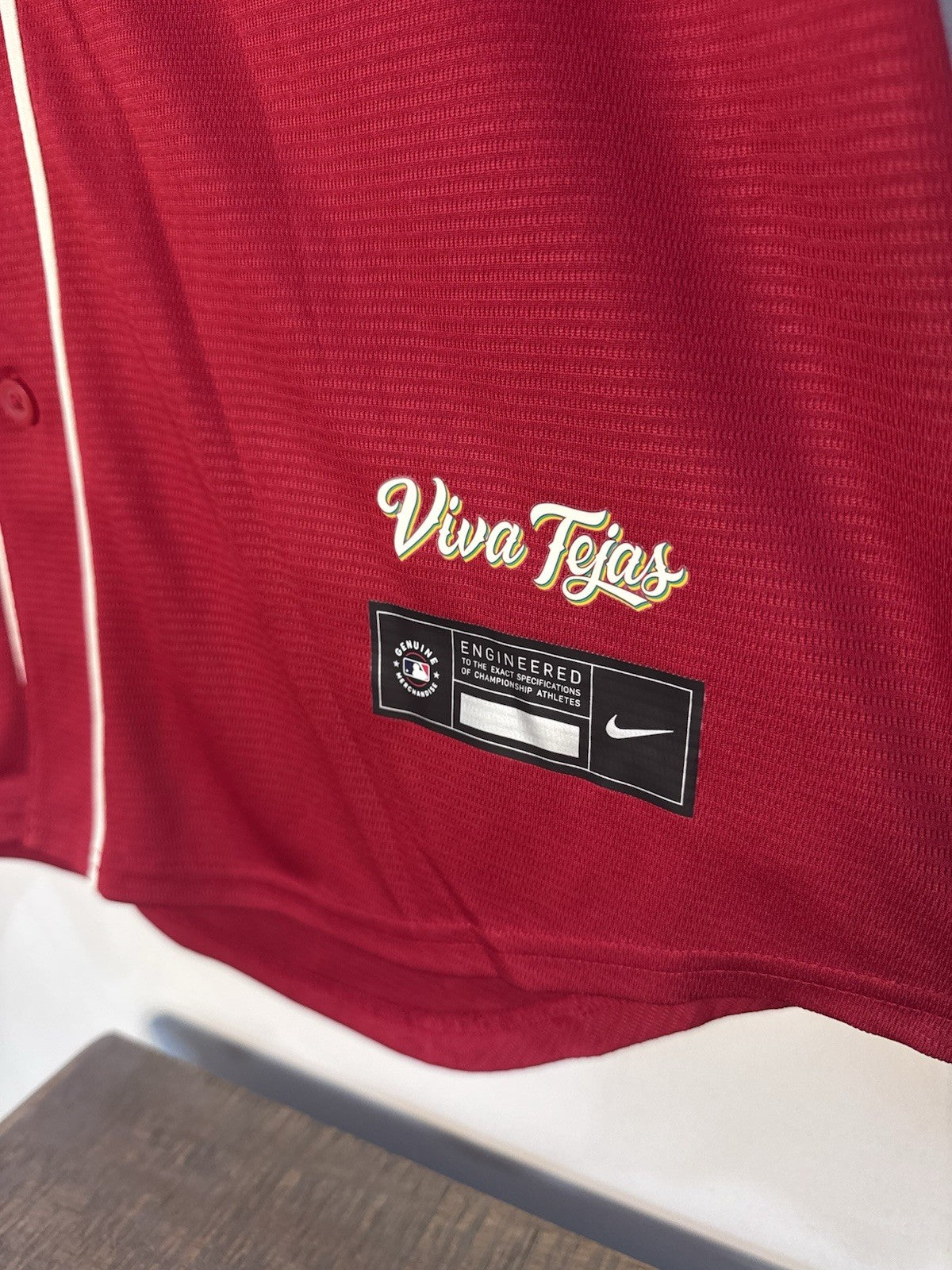 NWT Nike Texas Rangers Adolis Garcia #53 2026 City Connect Tejas Jersey L
