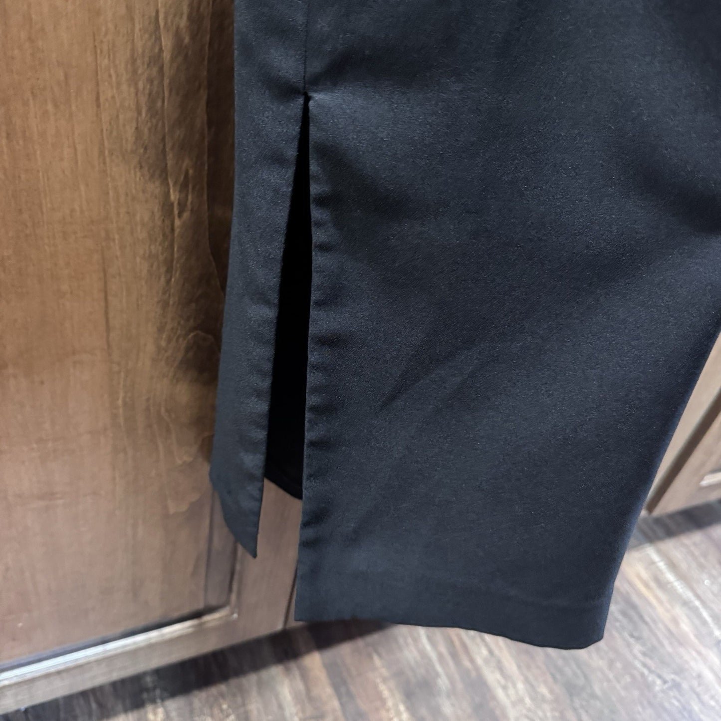 J.Crew Black Sleeveless Midi Dress Size 2 Tall A-Line Fit Elastic Waist Lined