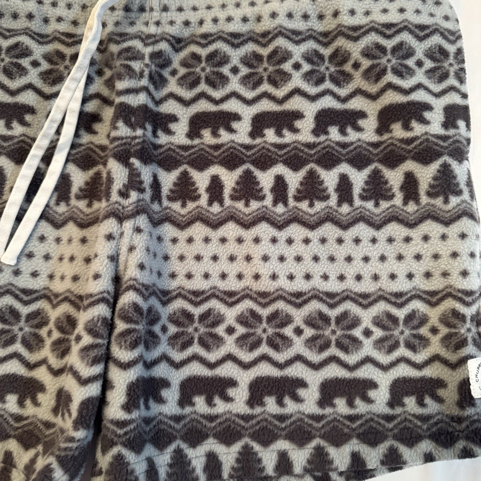 Chubbies Shorts Men's L Lounge Wear Bear Snowflake Tree Pattern Preppy Cotton