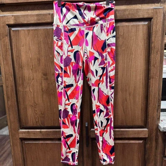 Bright Abstract Jdow Fitness Leggings - Size S