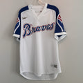 Nike Atlanta Braves Cooperstown Collection White Stitched Jersey Men’s M NWOT