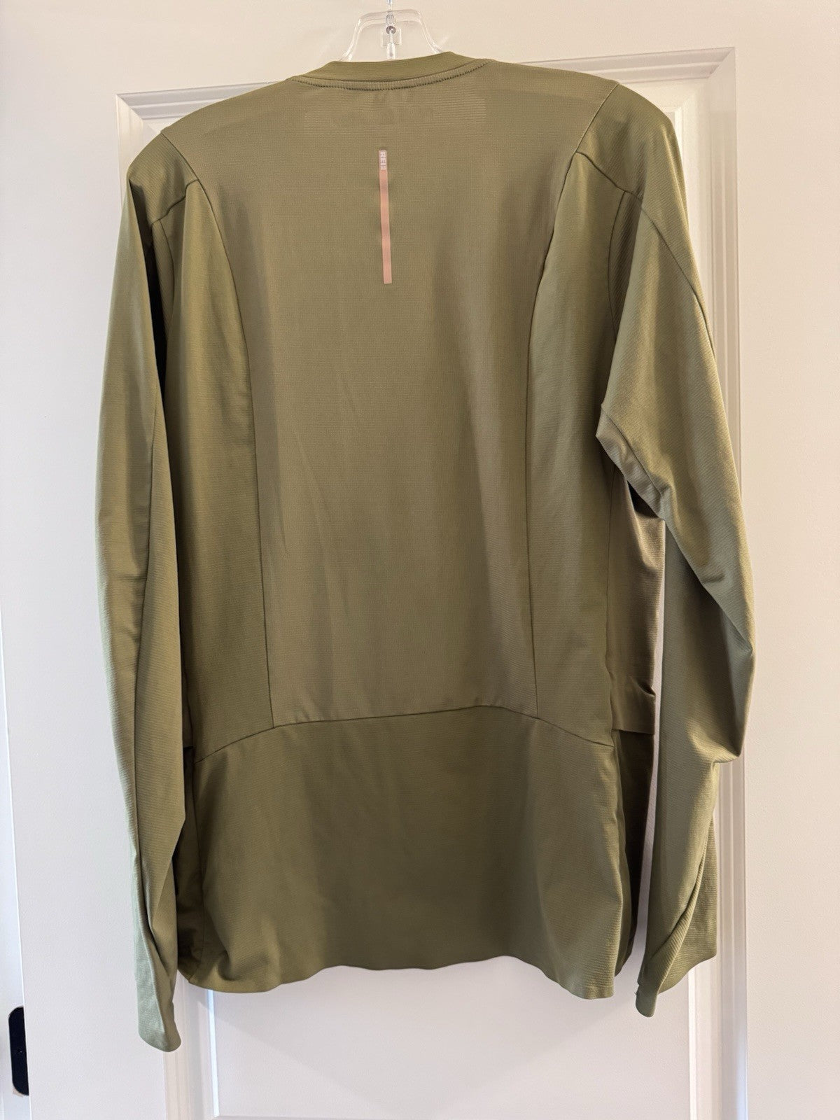 REI Co-op Men’s 1/4 Zip Pullover Olive Green Medium Lightweight Hiking Shirt