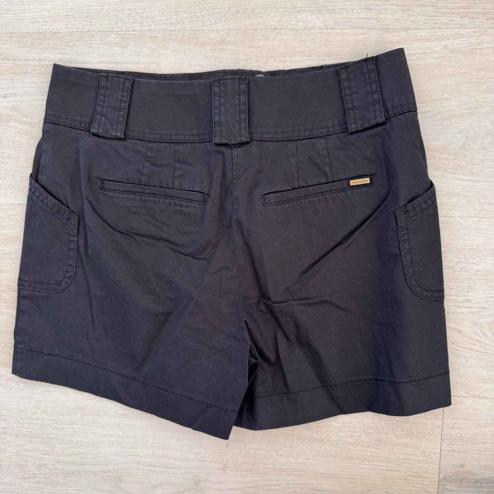 White House Black Market 4” Shorts Sz 2 Black Tailored Women’s