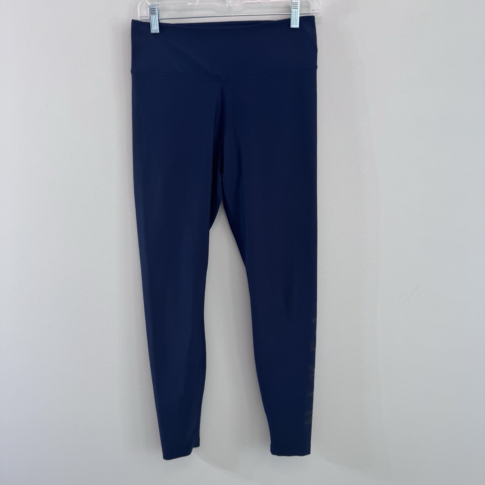 Nike Dri Fit Leggings Women Medium Blue High Rise Athletic Gym Yoga