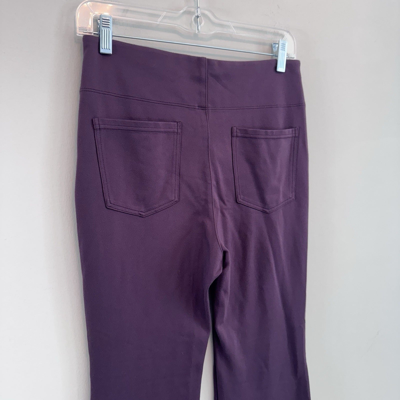 Halara Purple Flare Dress Pants High Waisted Work Office Stretch Yoga Pants Med